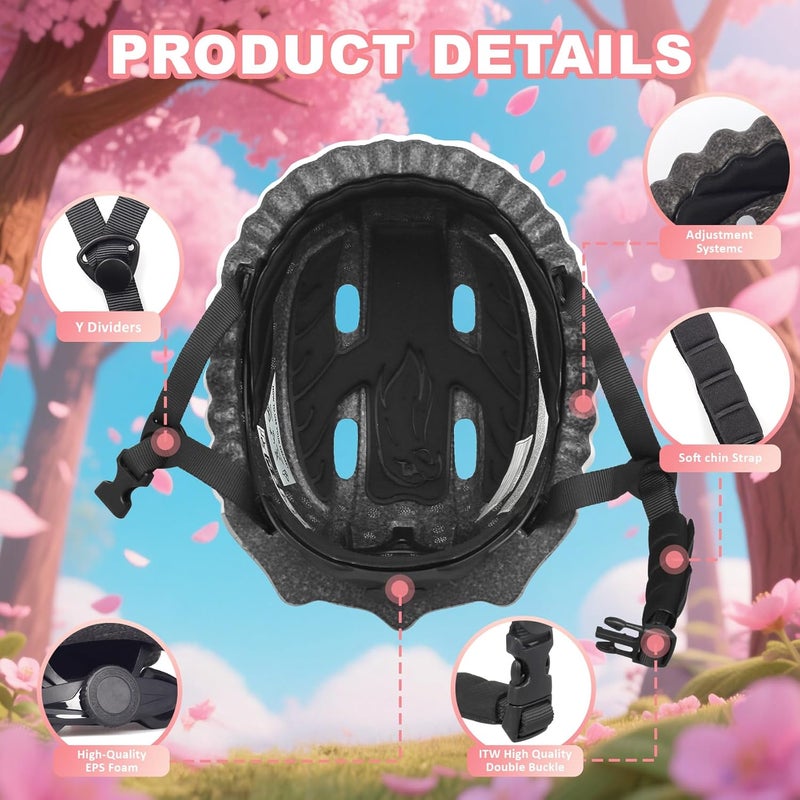 Bavilk Toddler Kids Bike Helmet,3D Dinosaur Helmets for Boys Girls Infant/Baby to Children 1/2/3/4/5/6/7/8 Years Old Lightweight Adjustable Multi-Sports Bicycle Scooter Skateboard Skating Cycling - Image 5